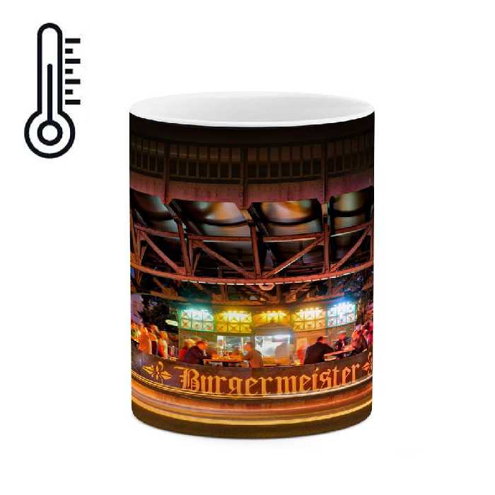 ماگ حرارتی کاکتی طرح رستوران مدل mgh15244