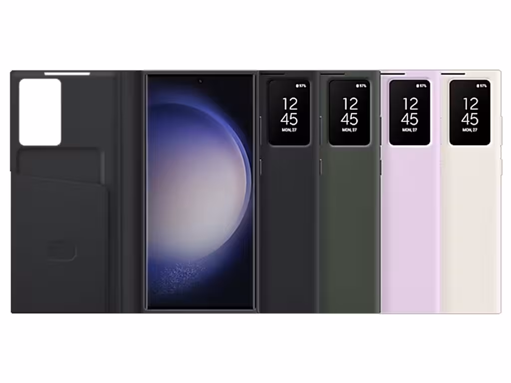 کیف کلاسوری هوشمند اس 23 اولترا سامسونگ Samsung smart view wallet case EF-ZS918 S23 Ultra