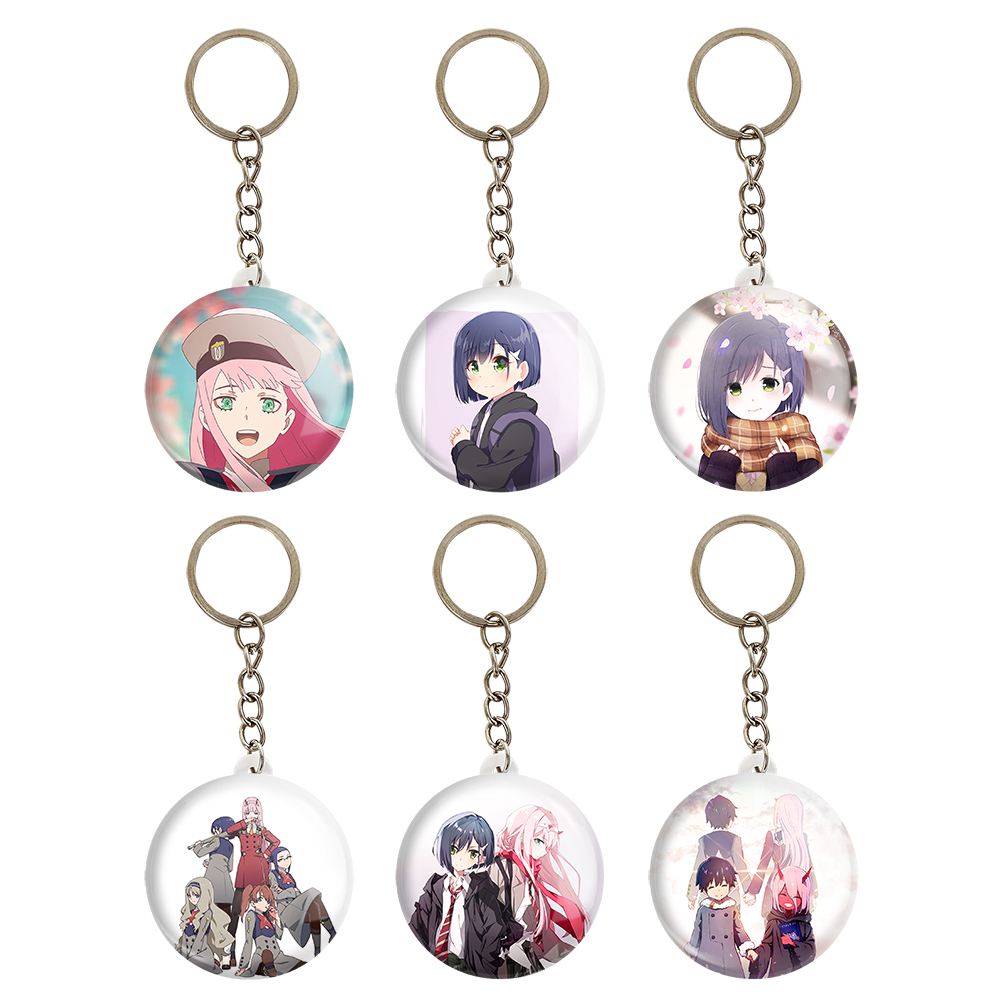 جاکلیدی خندالو مدل انیمه دارلینگ در فرنکس کد 500A مجموعه 6 عددی