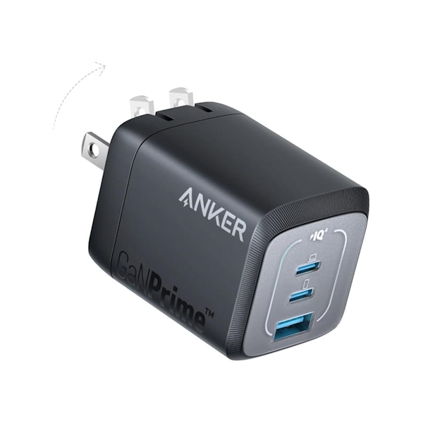 شارژر دیواری 67 وات با دو پورت USB-C و یک پورت USB-A انکر مدل ‌A2669