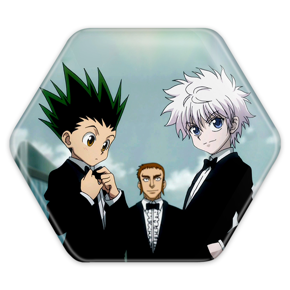 پیکسل خندالو طرح کیلوا و گون انیمه هانتر ایکس هانتر مدل شش ضلعی کد 11932