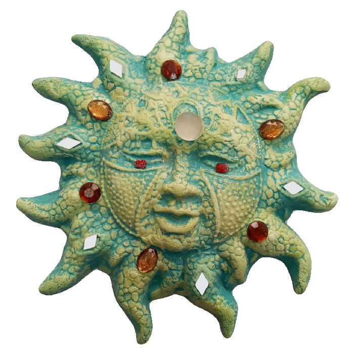 دیوارکوب سرامیکی مدل سنتی قهوه خانه ای کد 2 مجموعه 14 عددی