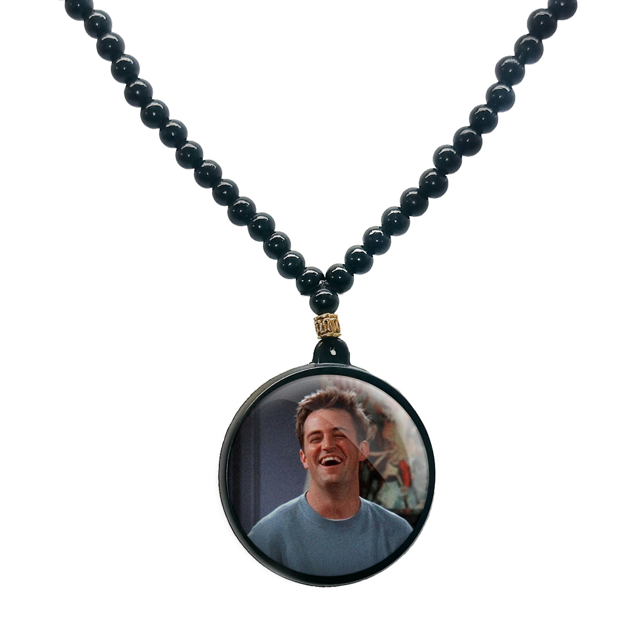 گردنبند پرمانه طرح فرندز کد pmd.8190 مدل دو طرفه