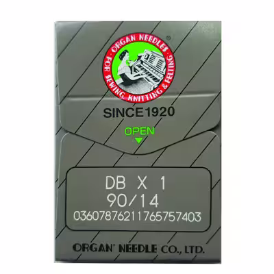 سوزن چرخ خیاطی ارگان طرح دی بی مدل راستا دوز کد DB14 بسته 10 عددی