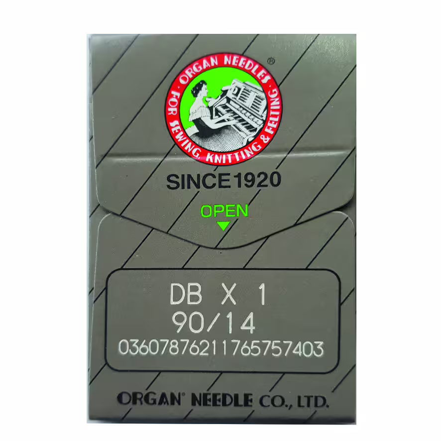 سوزن چرخ خیاطی ارگان طرح دی بی مدل راستا دوز کد DB14 بسته 10 عددی