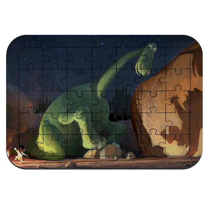 پازل 35 تکه طرح انیمیشن دایناسور خوب مدل NI1357 