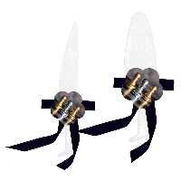 ست کارد و کفگیر سرو کیک مدل شطرنج مجموعه 2 عددی