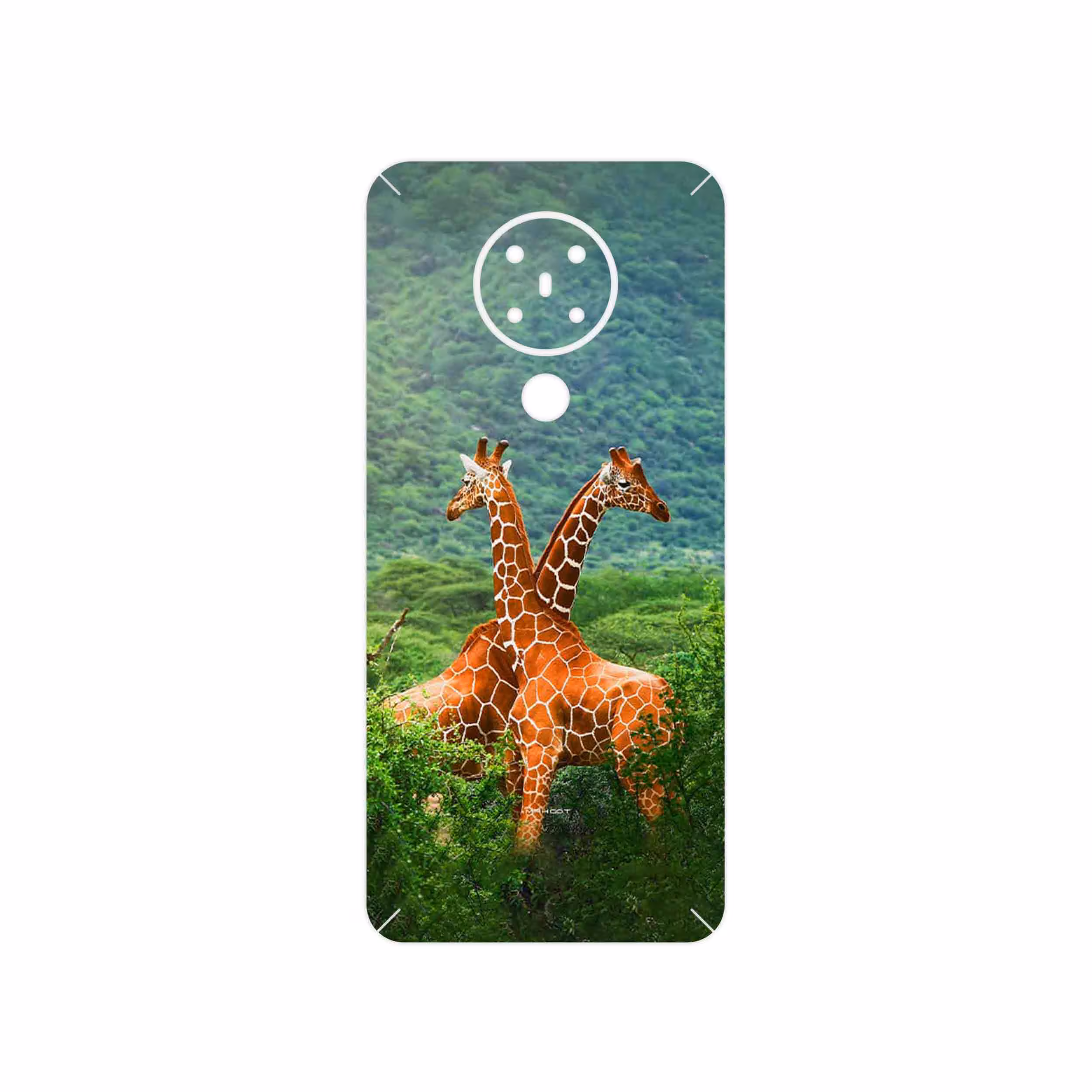 برچسب پوششی ماهوت مدل Giraffe مناسب برای گوشی موبایل نوکیا 5.3
