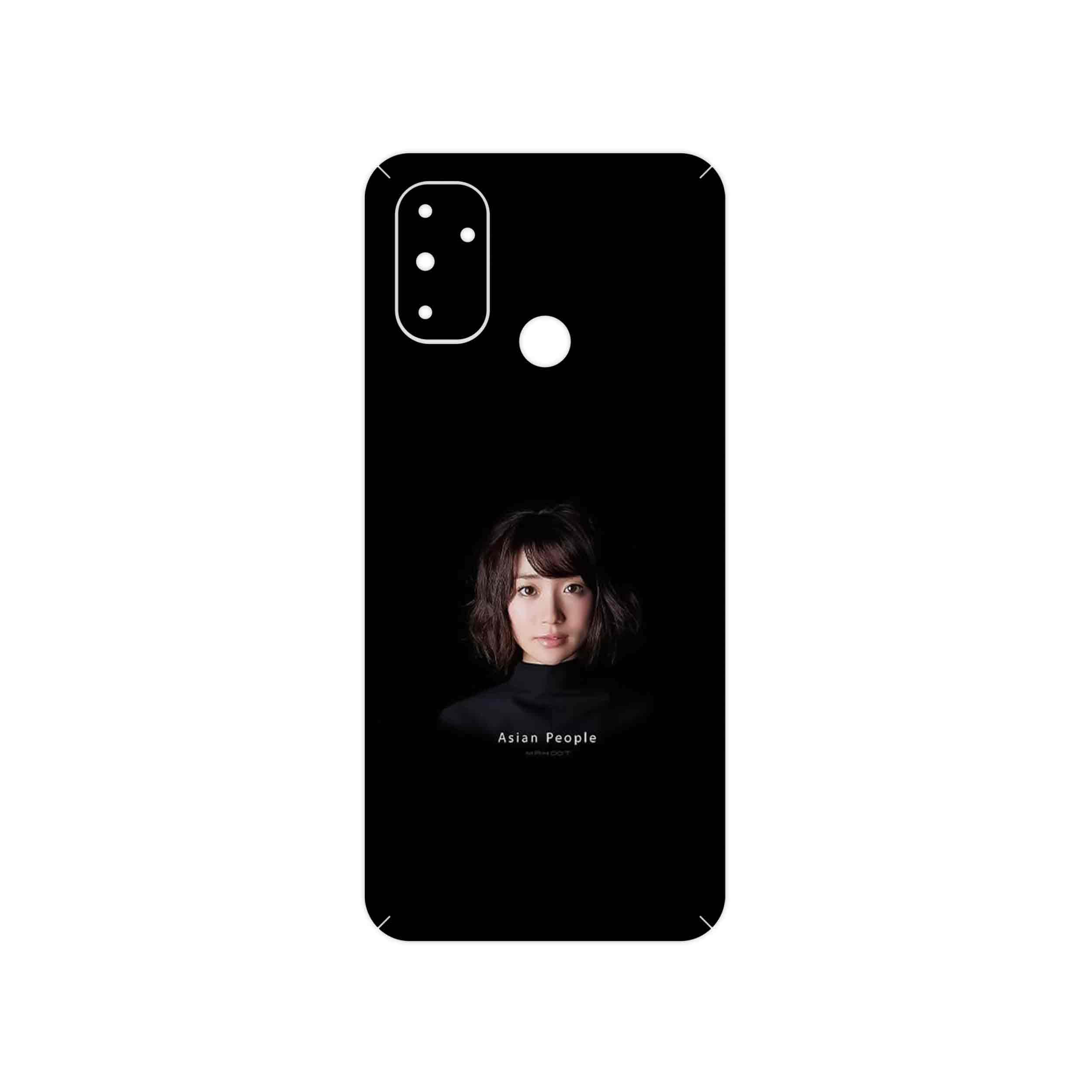 برچسب پوششی ماهوت مدل Portrait of an Asian Woman مناسب برای گوشی موبایل وان پلاس Nord N100