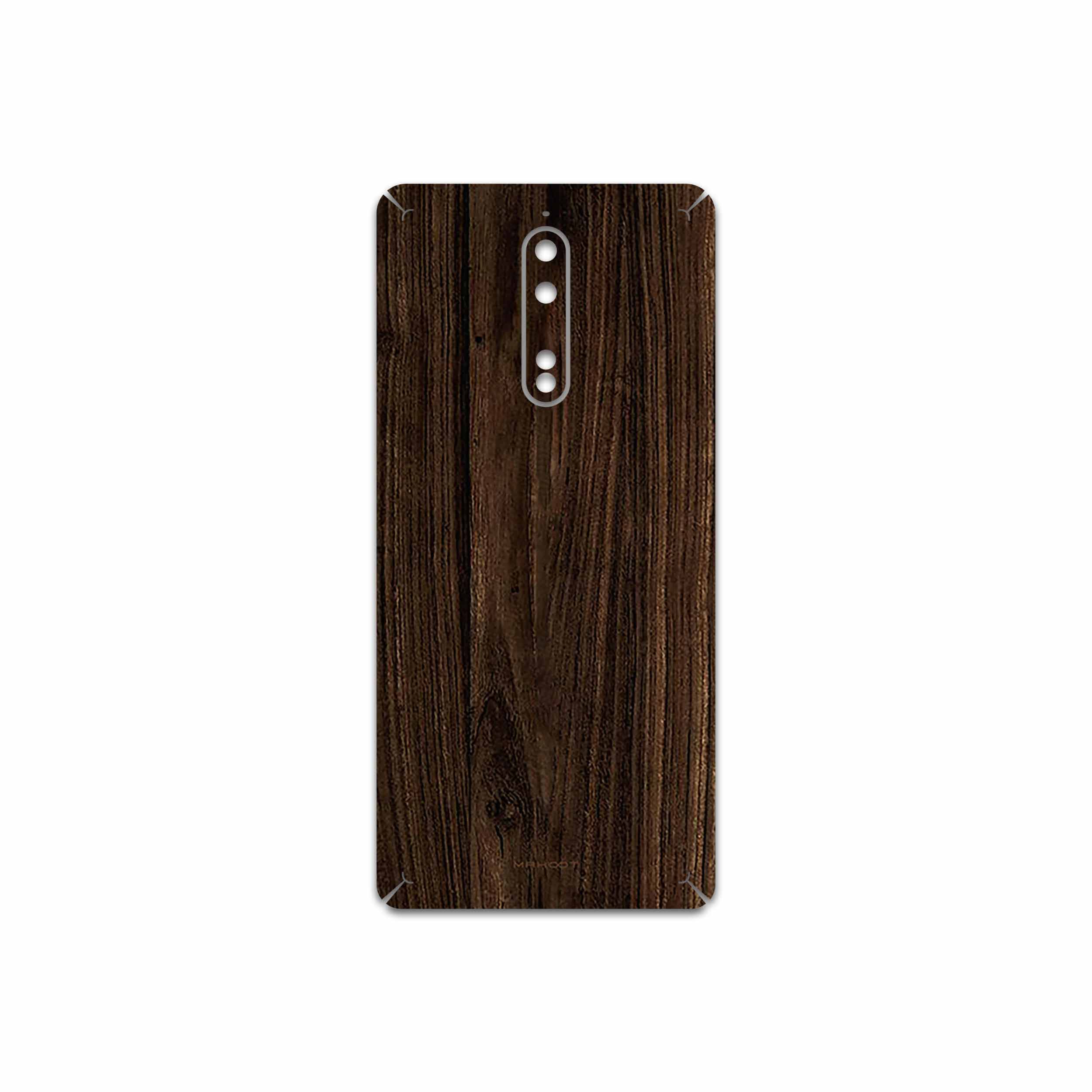 برچسب پوششی ماهوت مدل Dark Walnut Wood مناسب برای گوشی موبایل نوکیا 8