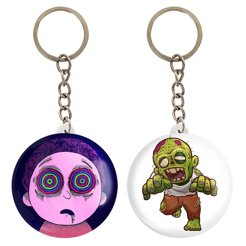 جاکلیدی خندالو مدل زامبی کد 15011495 مجموعه 2 عددی