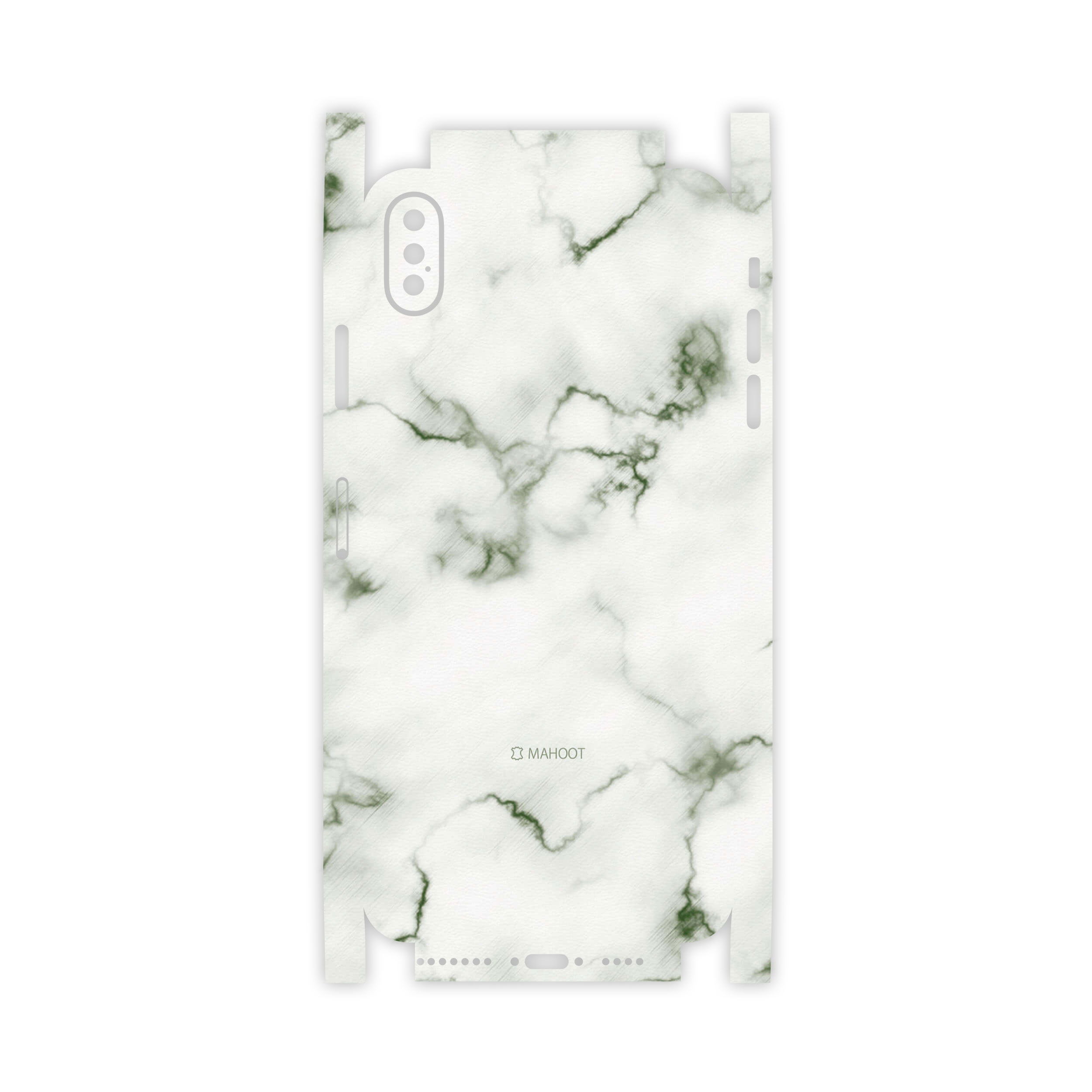 برچسب پوششی ماهوت مدل Blanco-Smoke-Marble-FullSkin مناسب برای گوشی موبایل اپل iPhone Xs Max
