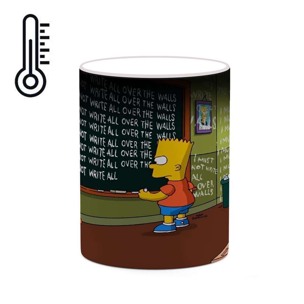 ماگ حرارتی کاکتی طرح کارتون سیمپسون مدل mgh23781