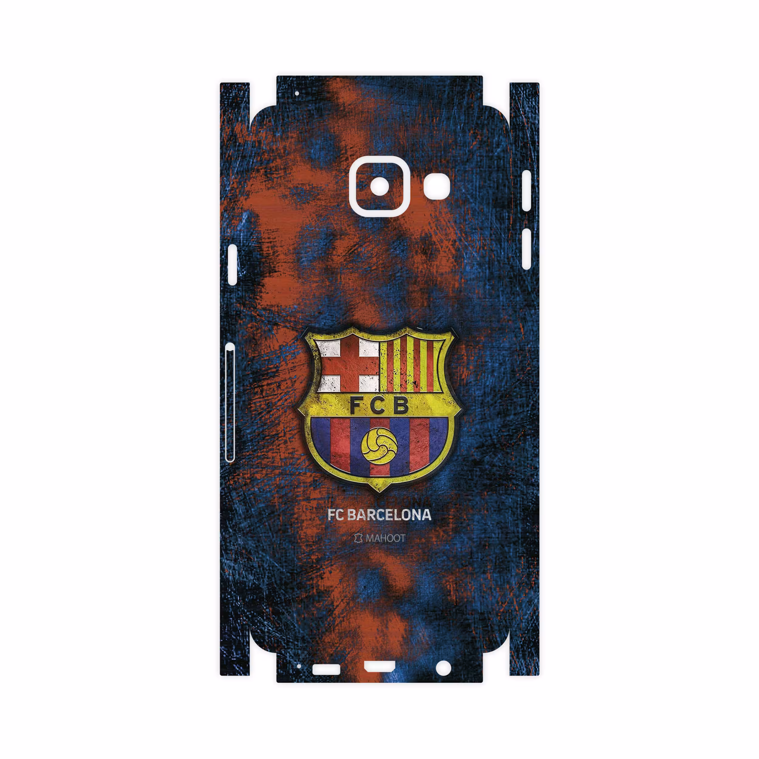 برچسب پوششی ماهوت مدل BARCELONA-FC-2-FullSkin مناسب برای گوشی موبایل سامسونگ Galaxy A3 2016