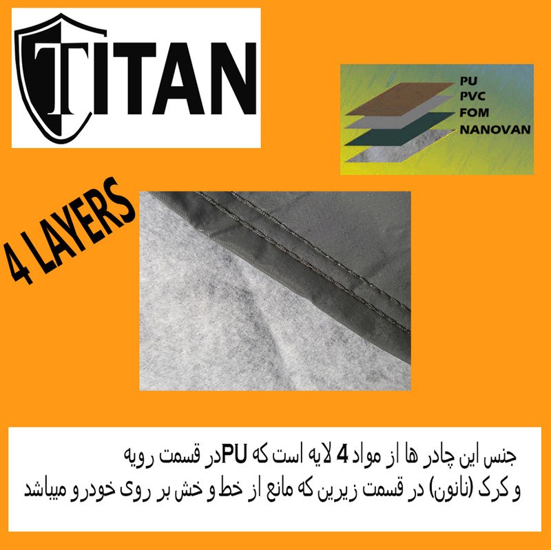 چادرخودرو برند تیتان برای ماشین پورشه پانامرا همراه با پارک آفتابگیر