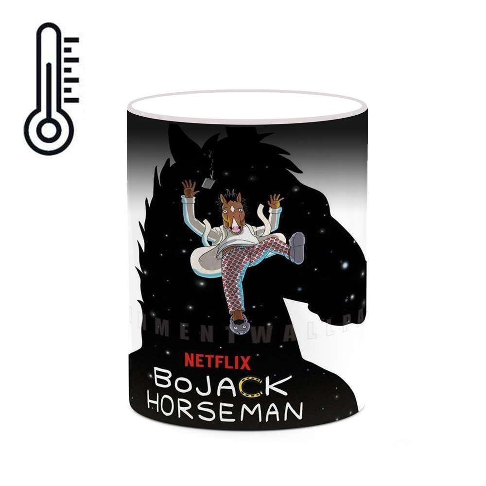 ماگ حرارتی کاکتی طرح کارتون BoJack Horseman مدل mgh22318