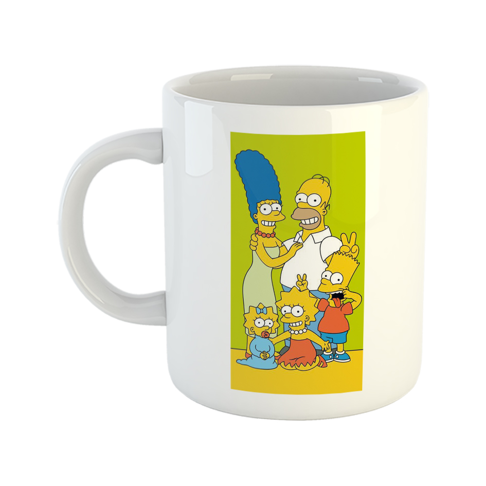 ماگ طرح کارتونی مدل خانواده سیمپسون ها S2