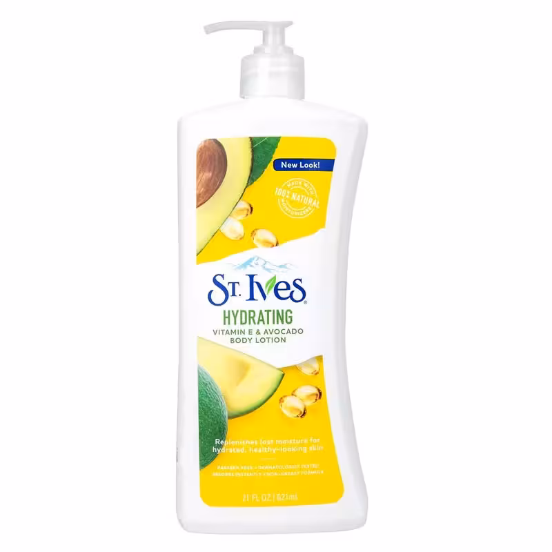 لوسیون بدن مدل ویتامین E و آووکادو اس تی.ایوز ST.IVES حجم 621 میل | فروشگاه ارس ترک