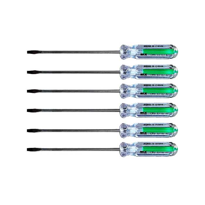 پیچ گوشتی دوسو میکس مدل HT - 3100 مجموعه 6 عددی