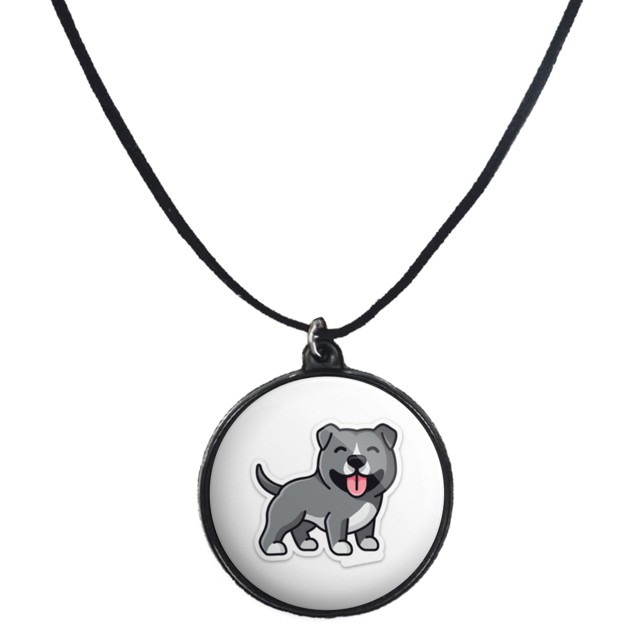 گردنبند پرمانه طرح حیوانات کیوت کد pmb.21434 مدل دو طرفه