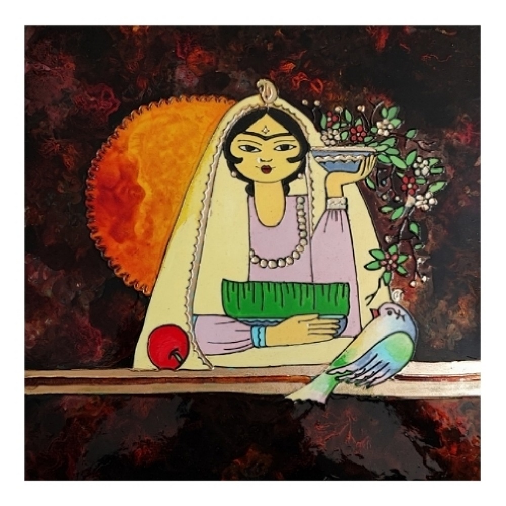 تابلو نقاشی ویترای کد 6 مدل سنتی