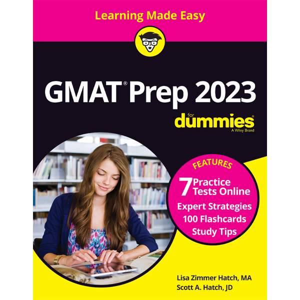 کتاب GMAT Prep for Dummies 2023 اثر Lisa Zimmer انتشارات For Dummies