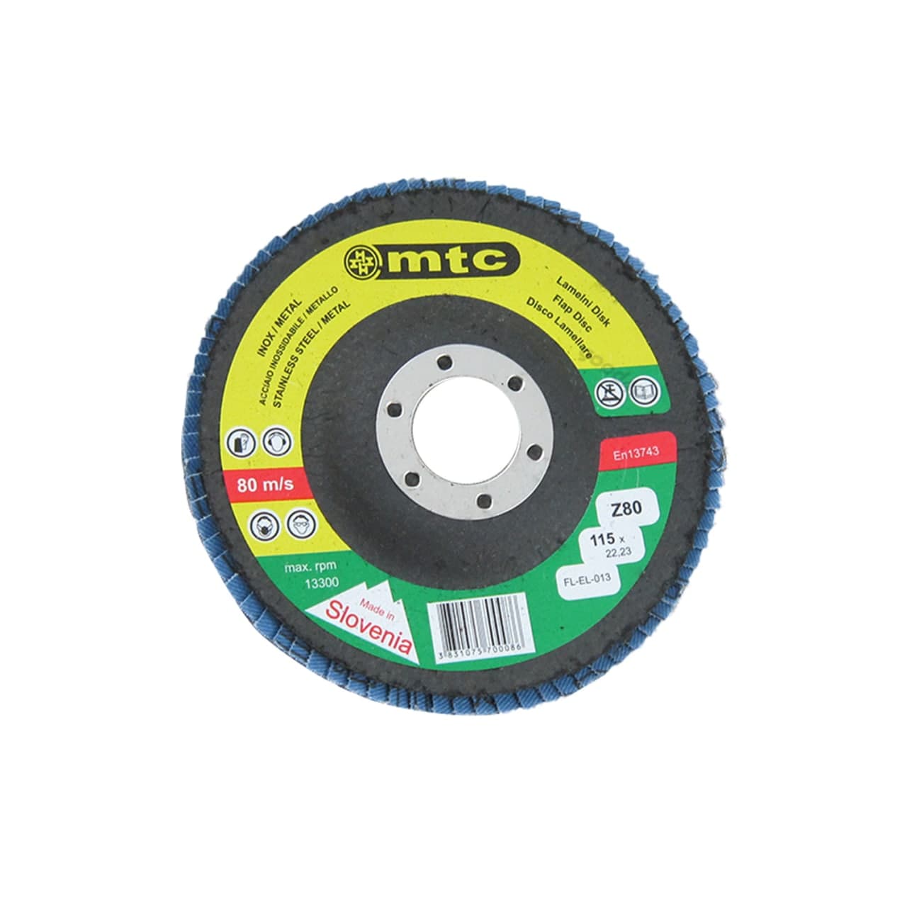 سنباده فلاپ مینی (115) mtc ام تی سی اسلونی مش 80