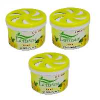 ژل خوشبو کننده هوا لمسر مدل Lemon حجم 90 میلی لیتر بسته 3 عددی | کالا مکس