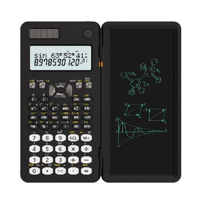 ماشین حساب علمی و پد نوشتن گرین لاین Scientific Calculator &amp; Writing Pad