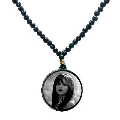 گردنبند پرمانه طرح سلنا گومز کد pmd.1118 مدل دو طرفه