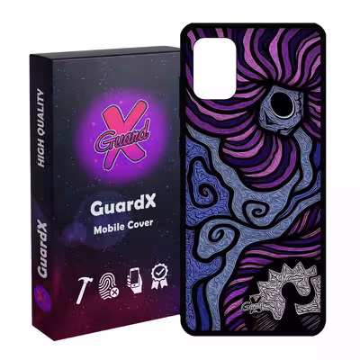 کاور گارد ایکس طرح رنگی مدل Glass10428 مناسب برای گوشی موبایل سامسونگ Galaxy A31