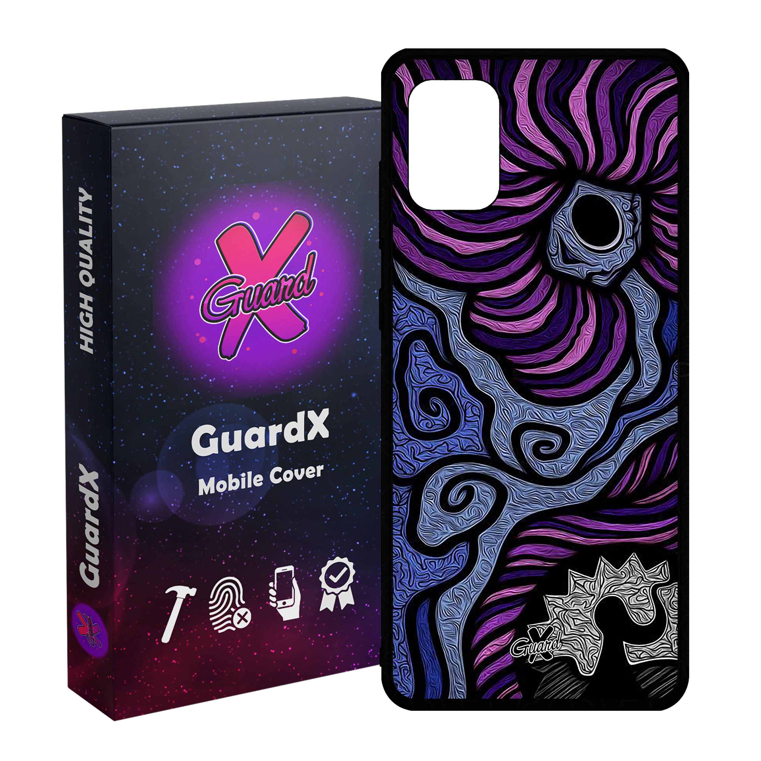 کاور گارد ایکس طرح رنگی مدل Glass10428 مناسب برای گوشی موبایل سامسونگ Galaxy A31