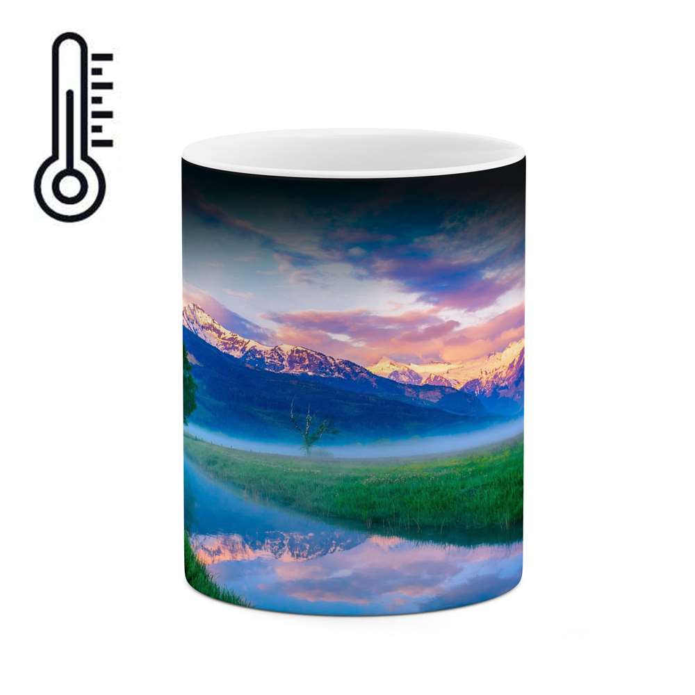 ماگ حرارتی کاکتی طرح منظره مدل mgh14094