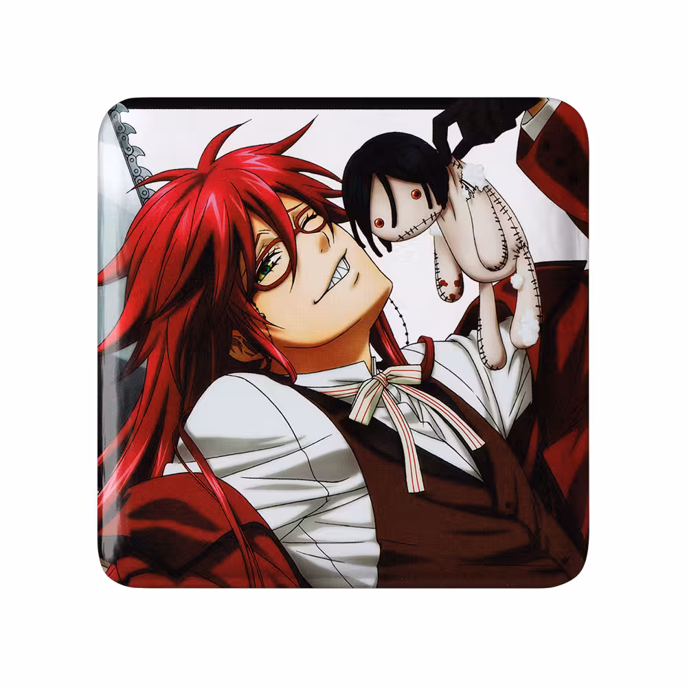 پیکسل خندالو مدل گریل انیمه خادم سیاه کد 16312