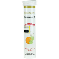 قرص جوشان منیزیم و ویتامین ب6 برونسون