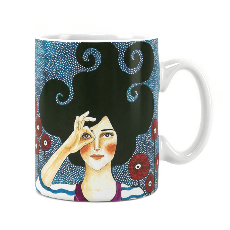 ماگ راویتا مدل دخترانه طرح  1169