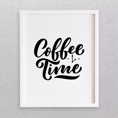 تابلو مدل نوشته انگلیسی طرح COFFEE کد 721