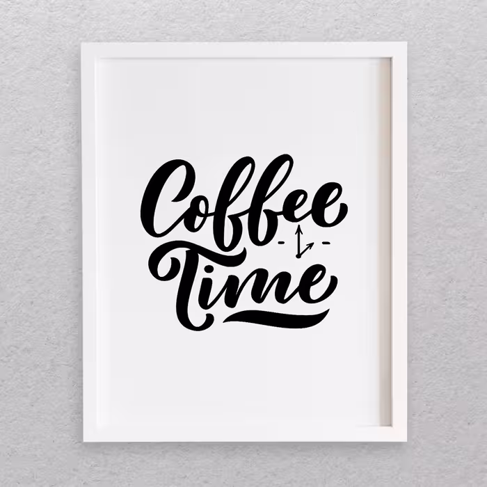 تابلو مدل نوشته انگلیسی طرح COFFEE کد 721