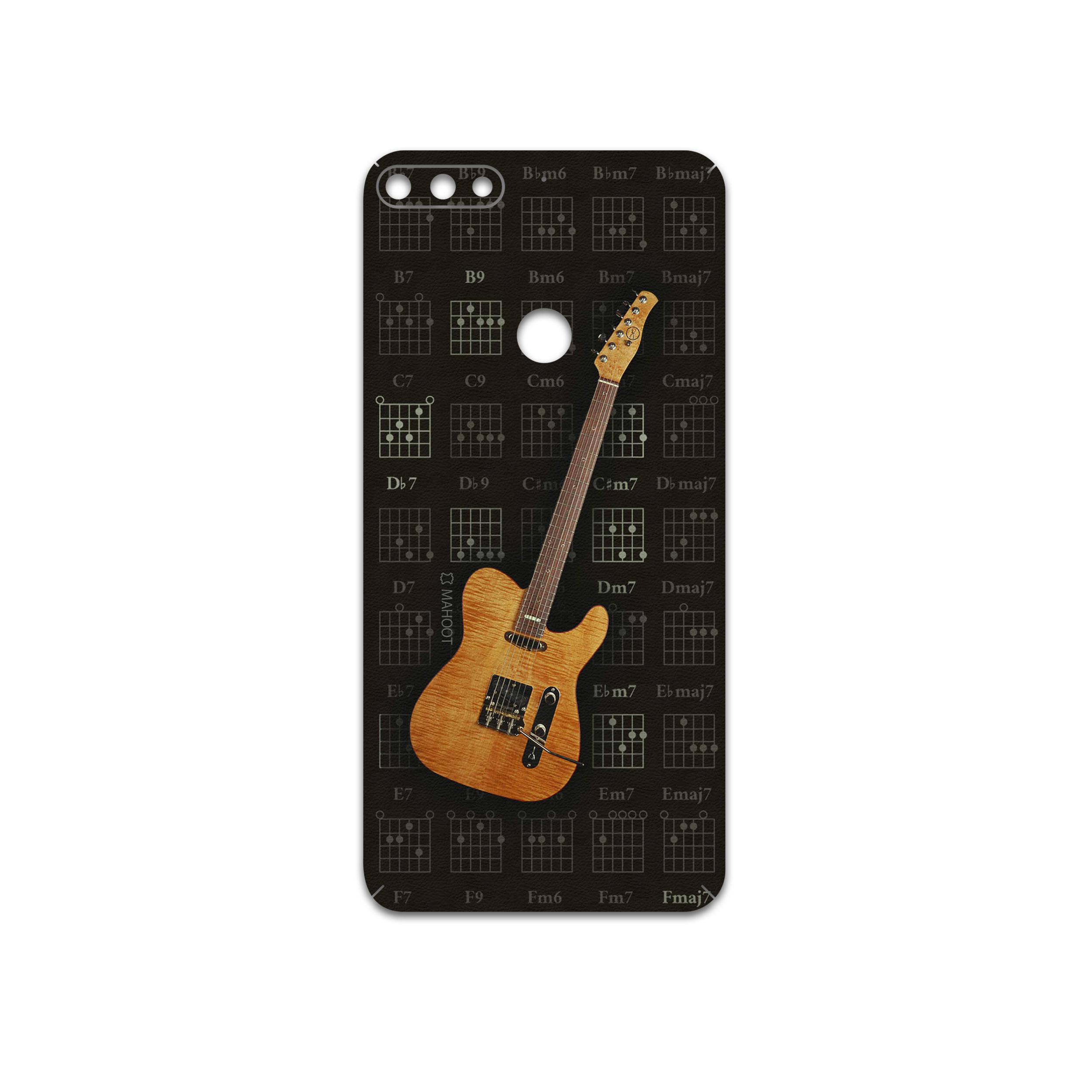 برچسب پوششی ماهوت مدل Guitar-Instrument مناسب برای گوشی موبایل آنر 7C