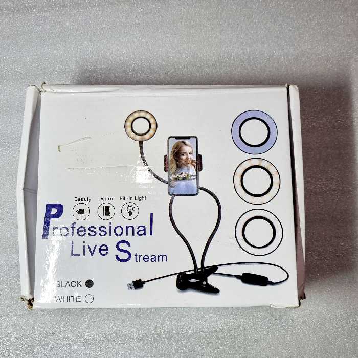 رینگ لایت مدل گیره ای

