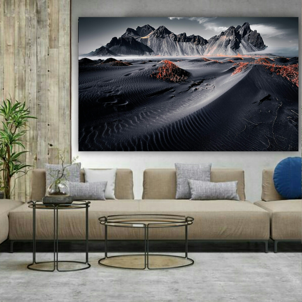  تابلو شاسی طرح کوهستان در شب مدل TSH1981