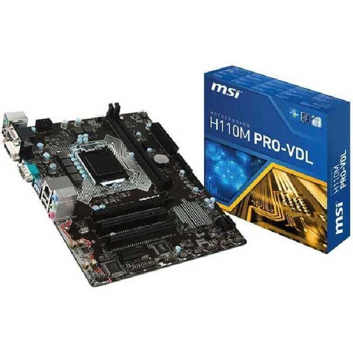 مادربرد MSI H110M PRO-VDL   گارانتی