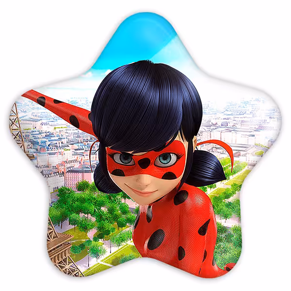 پیکسل خندالو طرح دختر کفشدوزکی مدل ستاره ای کد 3066