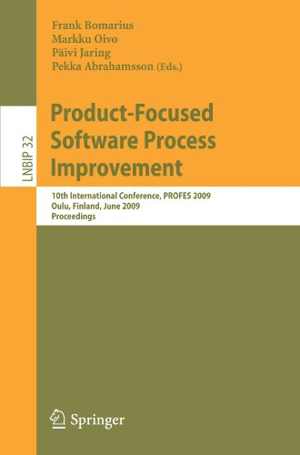 [PDF] دانلود کتاب Product-Focused Software Process Improvement - 10Th International Conference, Profes 2009, Oulu, Finland, June 15-17, 2009, 2009