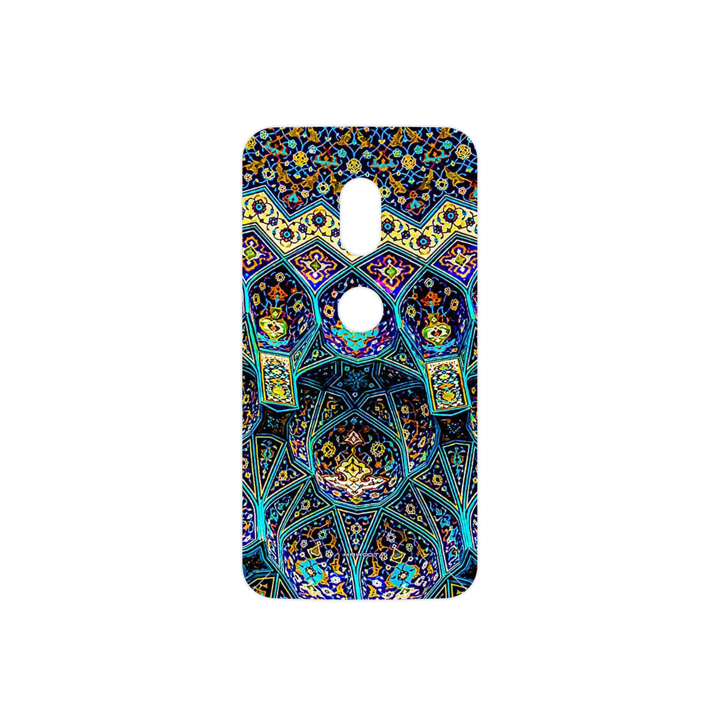 برچسب پوششی ماهوت مدل Iran Tile 14 مناسب برای گوشی موبایل موتورولا Moto G4 Play