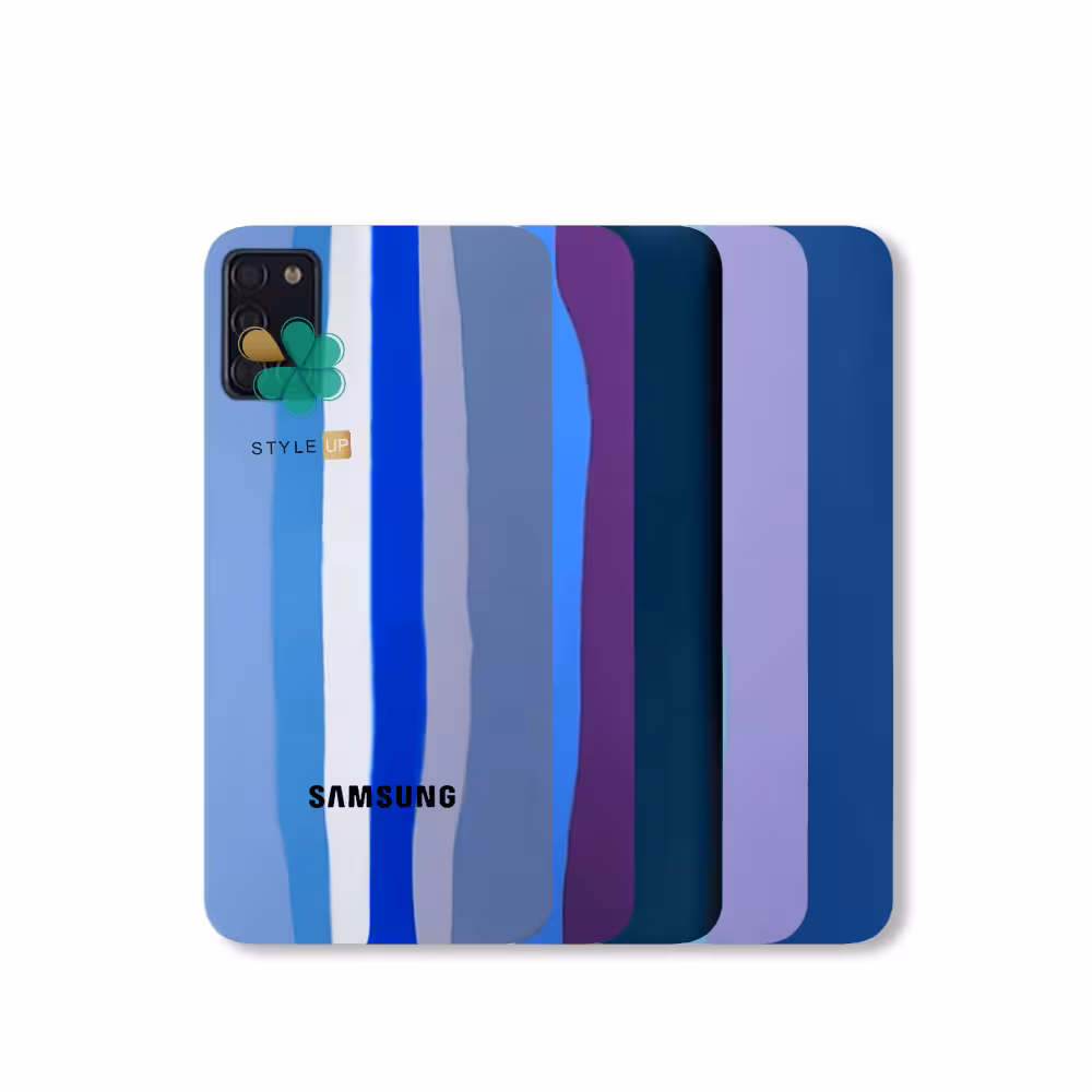 قاب سیلیکونی گوشی سامسونگ Samsung Galaxy A31 مدل رنگین کمان