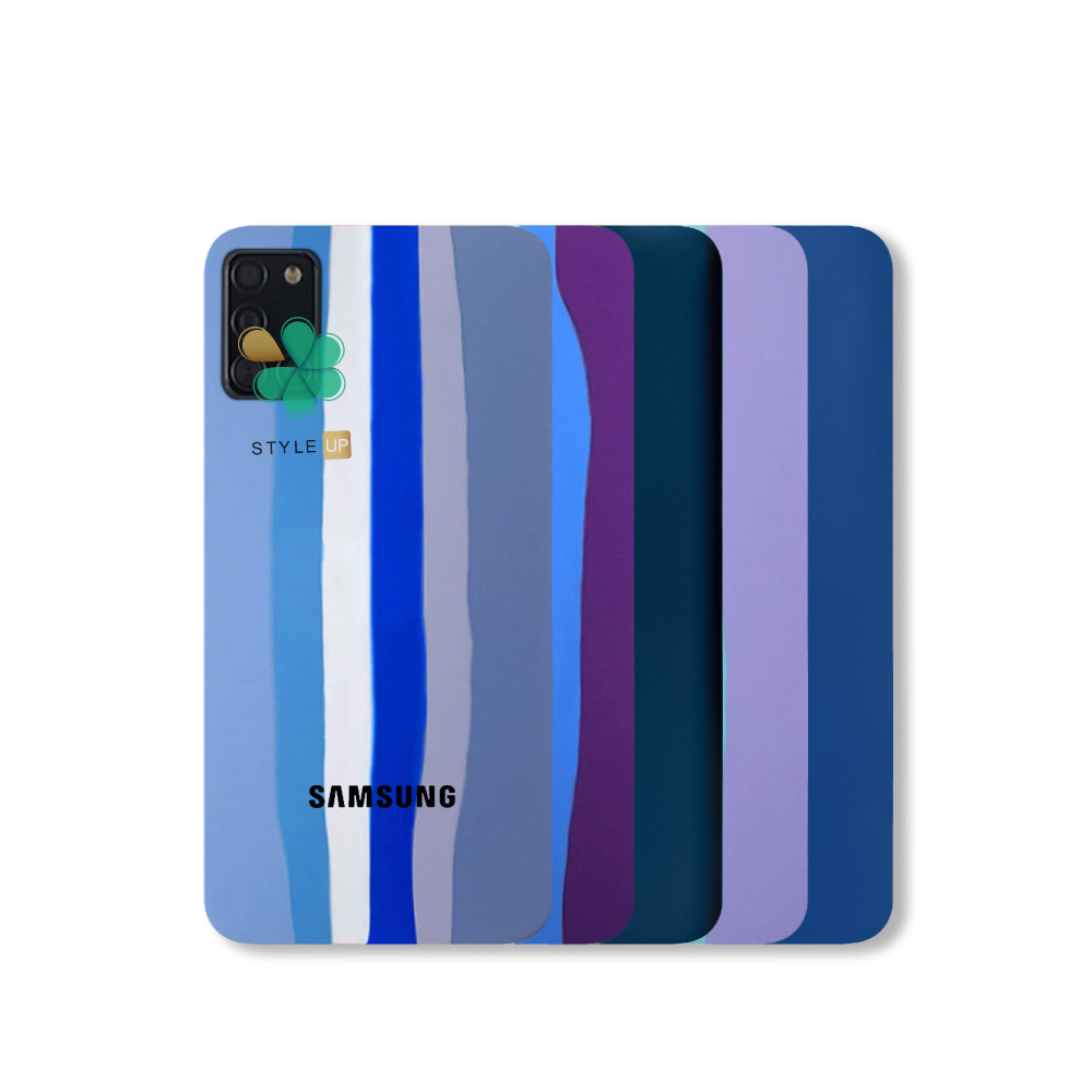 قاب سیلیکونی گوشی سامسونگ Samsung Galaxy A31 مدل رنگین کمان