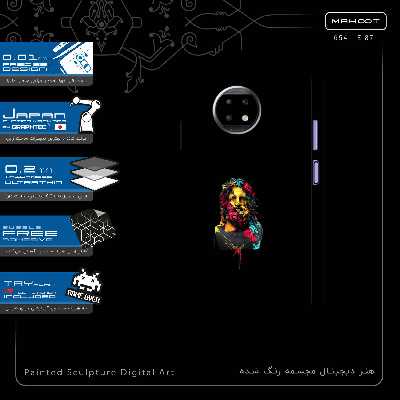 برچسب پوششی ماهوت مدل Painted Sculpture Digital Art-FullSkin مناسب برای گوشی موبایل شیائومی Redmi Note 9T