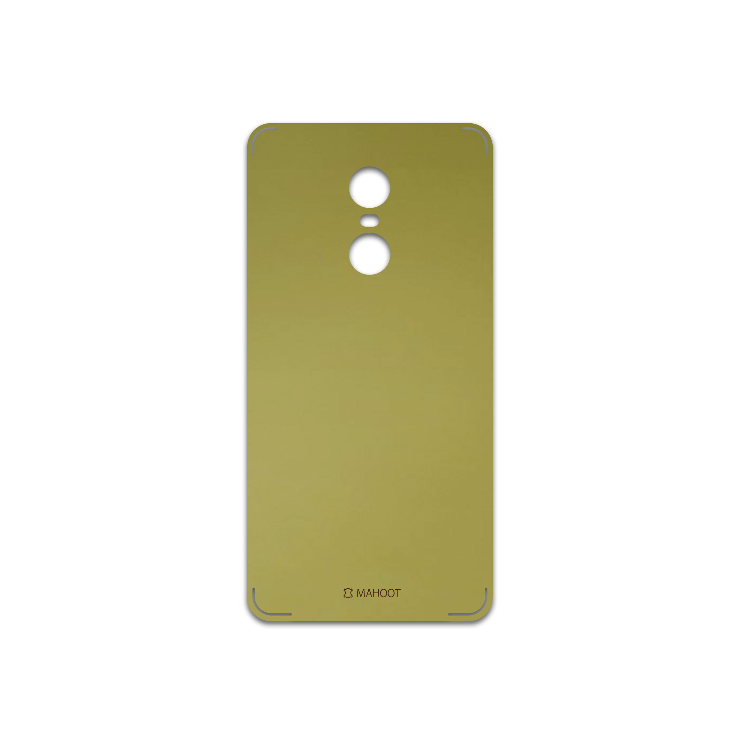 برچسب پوششی ماهوت مدل Matte-Gold مناسب برای گوشی موبایل شیائومی Redmi Note 4X