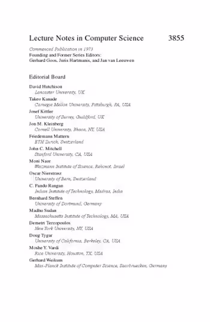 خرید و دانلود نسخه کامل کتاب Verification, Model Checking, and Abstract Interpretation: 7th International Conference, VMCAI 2006, Charleston, SC, USA, January 8-10, 2006. Proceedings
